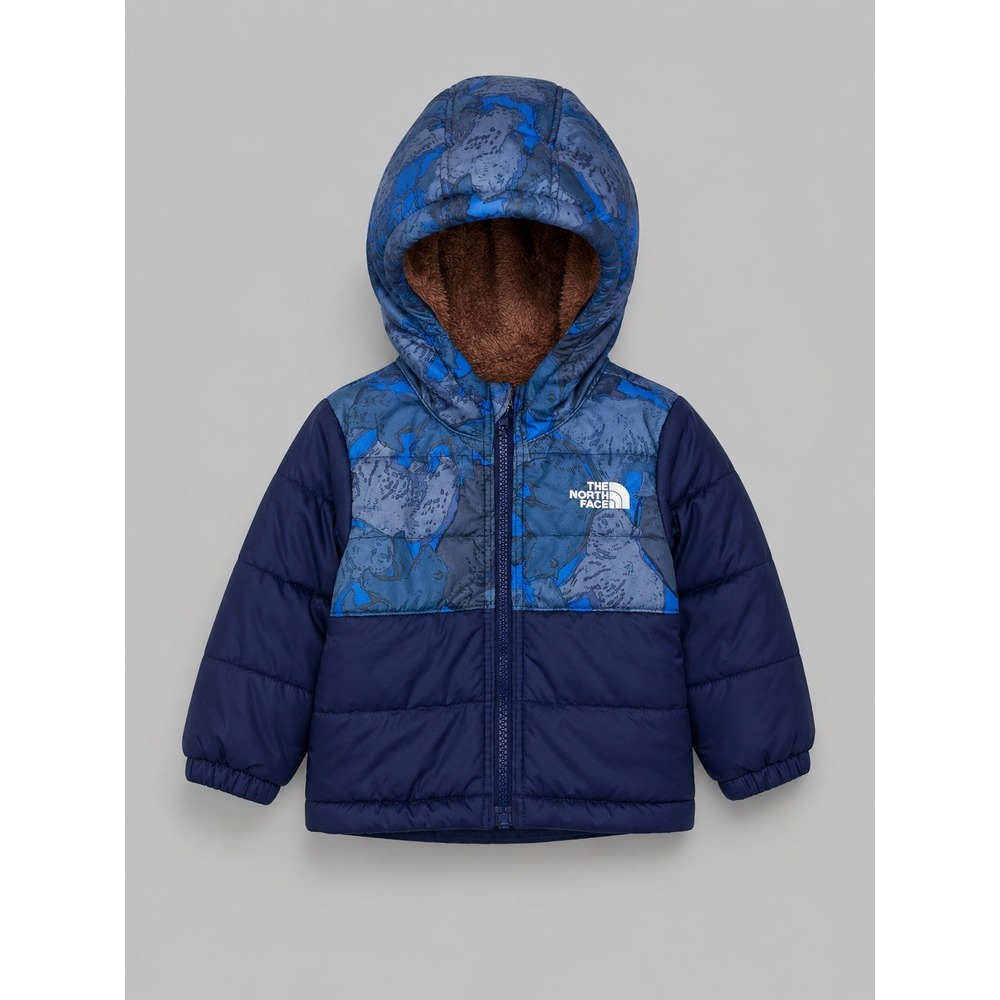 The North Face Puffer Jacket Infant 3-6M Blue Fleece Lined Chimborazo Coat